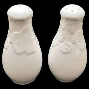 Wedgwood Strawberry and Vine Bone China Salt & Pepper Cruet‎ Set - White
